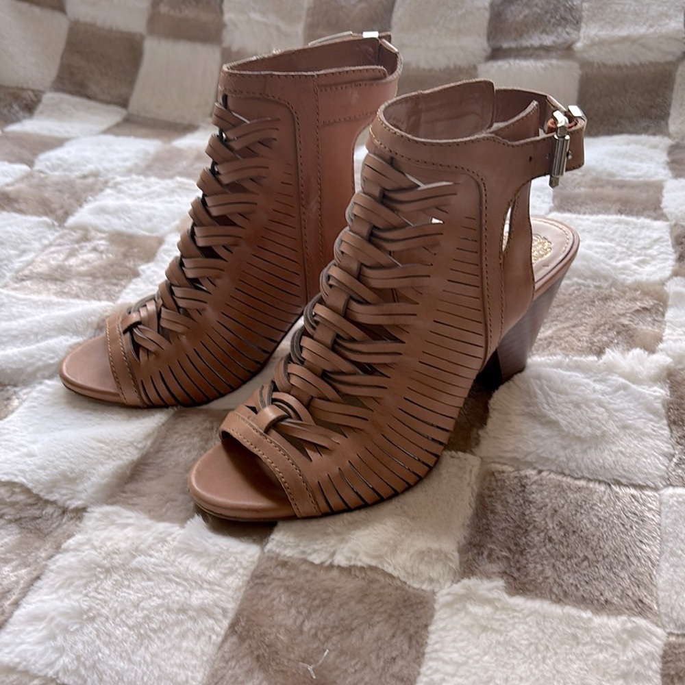 Vince Camuto peep toe heels